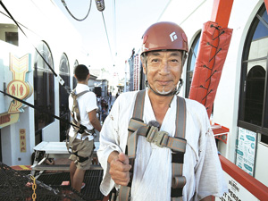 写真「昔ながらの遊園地にも」高田純次